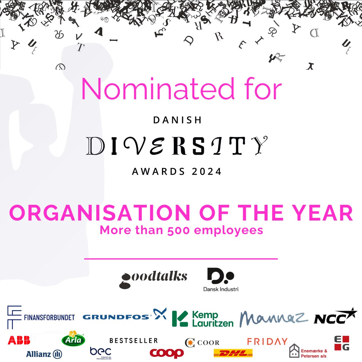 We’re thrilled to announce that MAN Energy Solutions has been nominated for Organisation of the Year, Danish Diversity Awards 2024, organized by Danish Industry & Goodtalks!