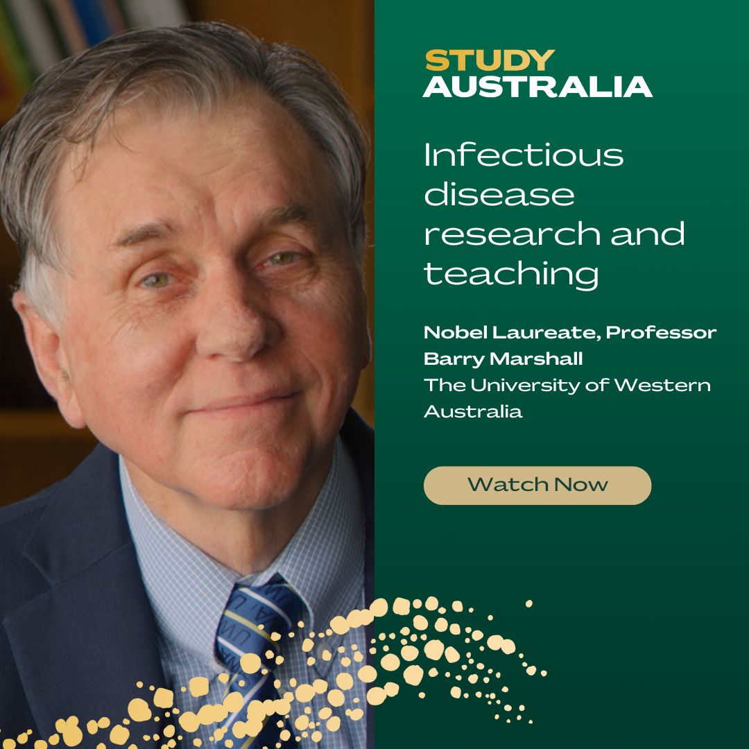 Infectious diseases are a growing concern for our planet. Learn from Nobel Laureate, Professor Barry Marshall as he shines a light on infectious disease research at our free masterclass. Watch now ➤ ow.ly/UcVN50Ra8Pq