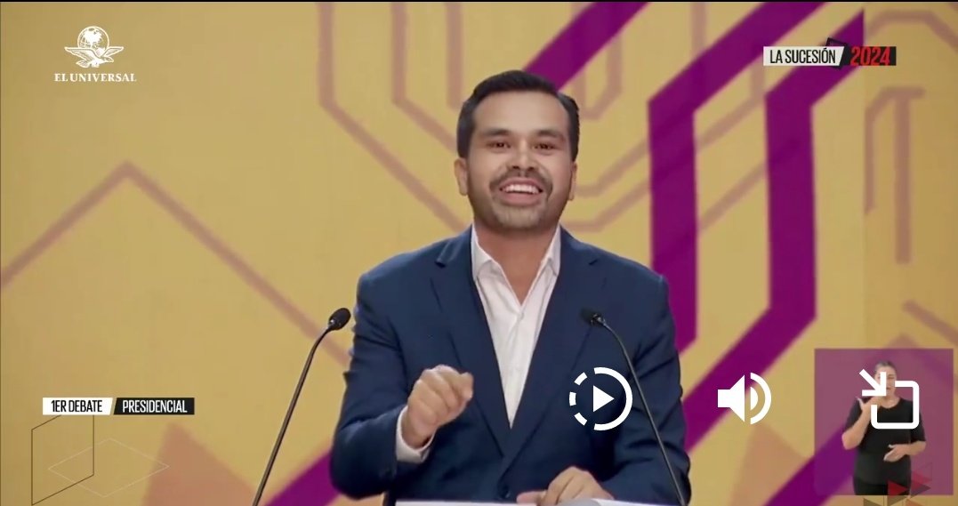 Jorge Álvarez Máynez asegura que Xóchitl Gálvez es la candidata del peor PRI de la historia #LaSucesión2024 #DebateINE