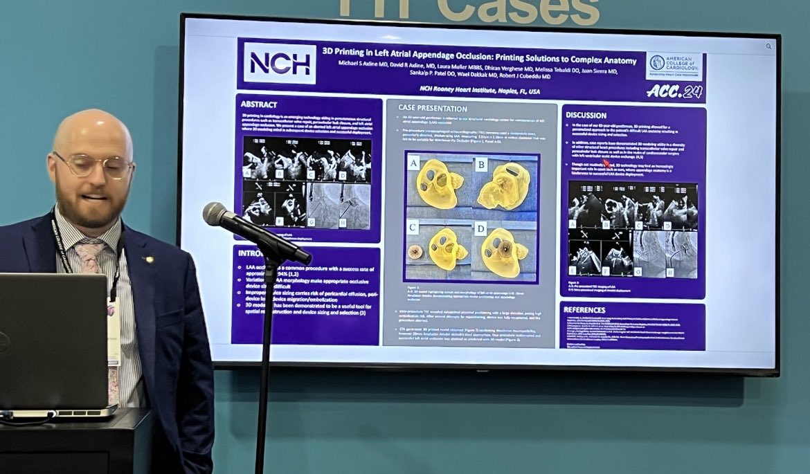 RCubedduMD's tweet photo. “Congratulations” to our Fellows for taking spotlight at this yr’s ACC @ACCinTouch with over 11 Abstracts including 4 Oral Presentations; Sharing some of the great work at our @NCHRooneyHeart 👏  @Dhiran_Verghese @md_viviana @PU84 @DineshSharmaEP @lauramullerMD @SankalpPatelDO https://t.co/Mu3KUYv9Ws