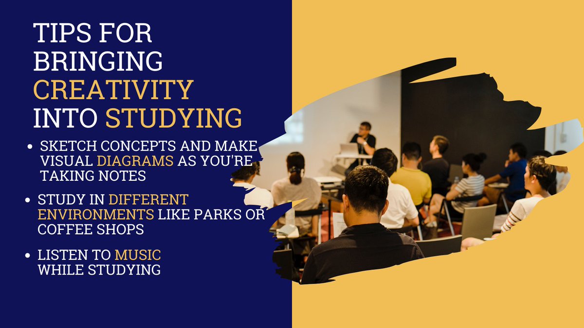 As a student, it's easy to get bogged down by lectures, notes, and memorization. But finding ways to be creative can revolutionize how you learn and retain information! 💡 Here are some of my tips for bringing more creativity into your studies: #Study #Student #Entrepreneur