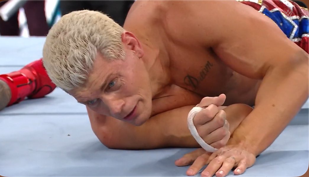 🚨 CODY RHODES HAS DEFEATED ROMAN REIGNS TO BECOME UNDISPUTED WWE UNIVERSAL CHAMPION RHODES HAS FINISHED THE STORY. #WrestleMania
