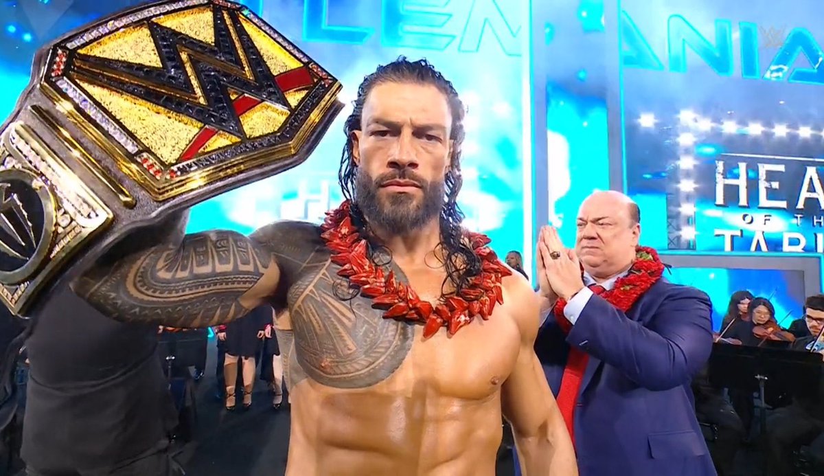 SanchoBaII's tweet photo. The Goat of all Goats. The #TribalChief 

1316 days. #ThankYouRoman. https://t.co/LwGaVREmUX