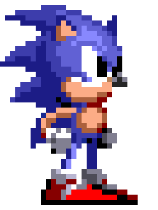SwiftCreateZ's tweet image. After all these years, I just found this out a few minutes ago... you're telling me Super Sonic's sprites in Sonic 1 had muscles? I never knew this after all these years what the hell. 😭🙏