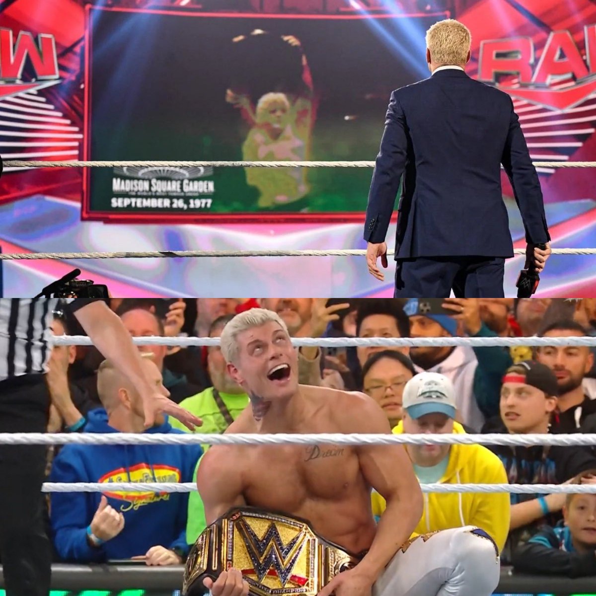 WrestleOps's tweet photo. STORY.
FINISHED.

#WrestleMania https://t.co/b9Ler8CvbA