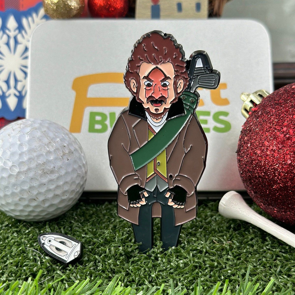 😲💥Level up your golf style with the exclusive 'Home Alone Ball Marker And Divot Tool Gift Set'. Don't miss this chance to stand out on the course. Order now, while supplies last! 💥⛳ Check out buff.ly/3RJsrCp #GolfGear #HomeAloneGiftSet #golf #golfgift #golffer