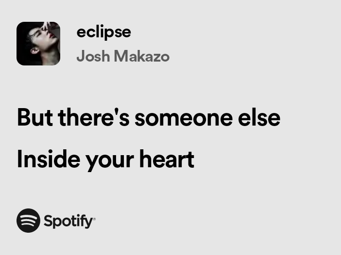 SmittenLyrics's tweet photo. eclipse - Josh Makazo
#JoshMakazo #Eclipse #music #quotes #lyrics #fyp https://t.co/RzpbBlMVdR