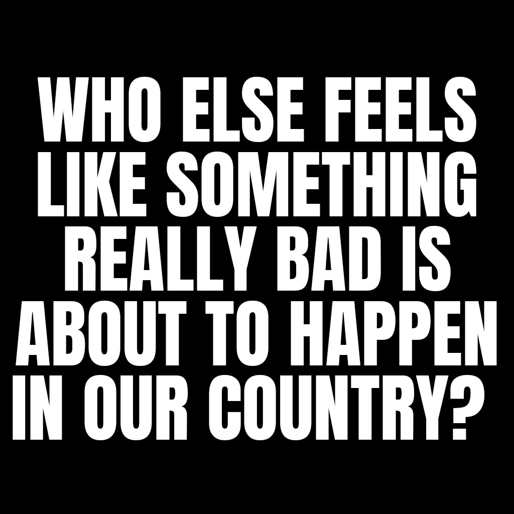 WeThePeople021's tweet image. It's getting scary out there right now.