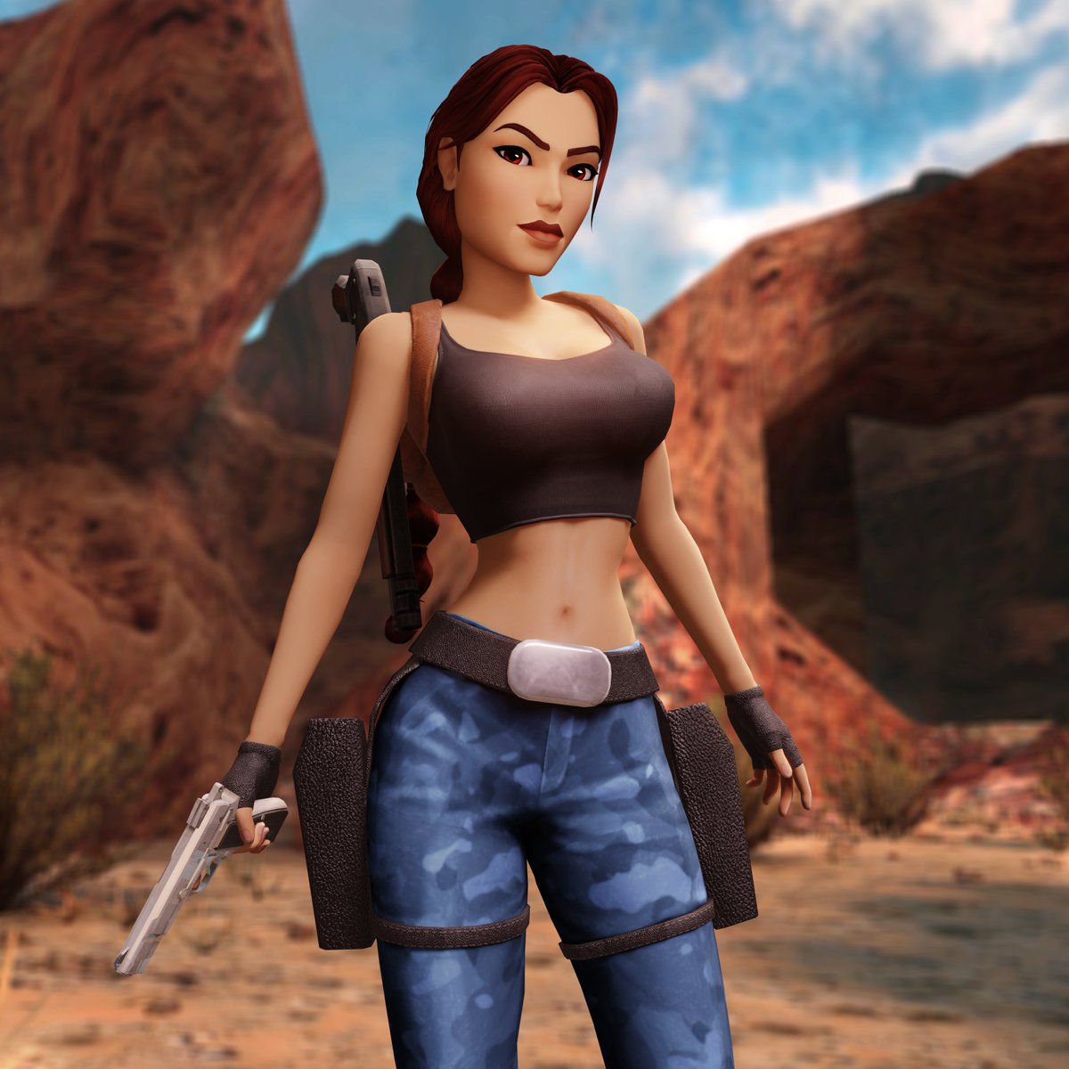 Tomb Raider III Remastered - Nevada Desert. #LaraCroft #TombRaiderRemastered