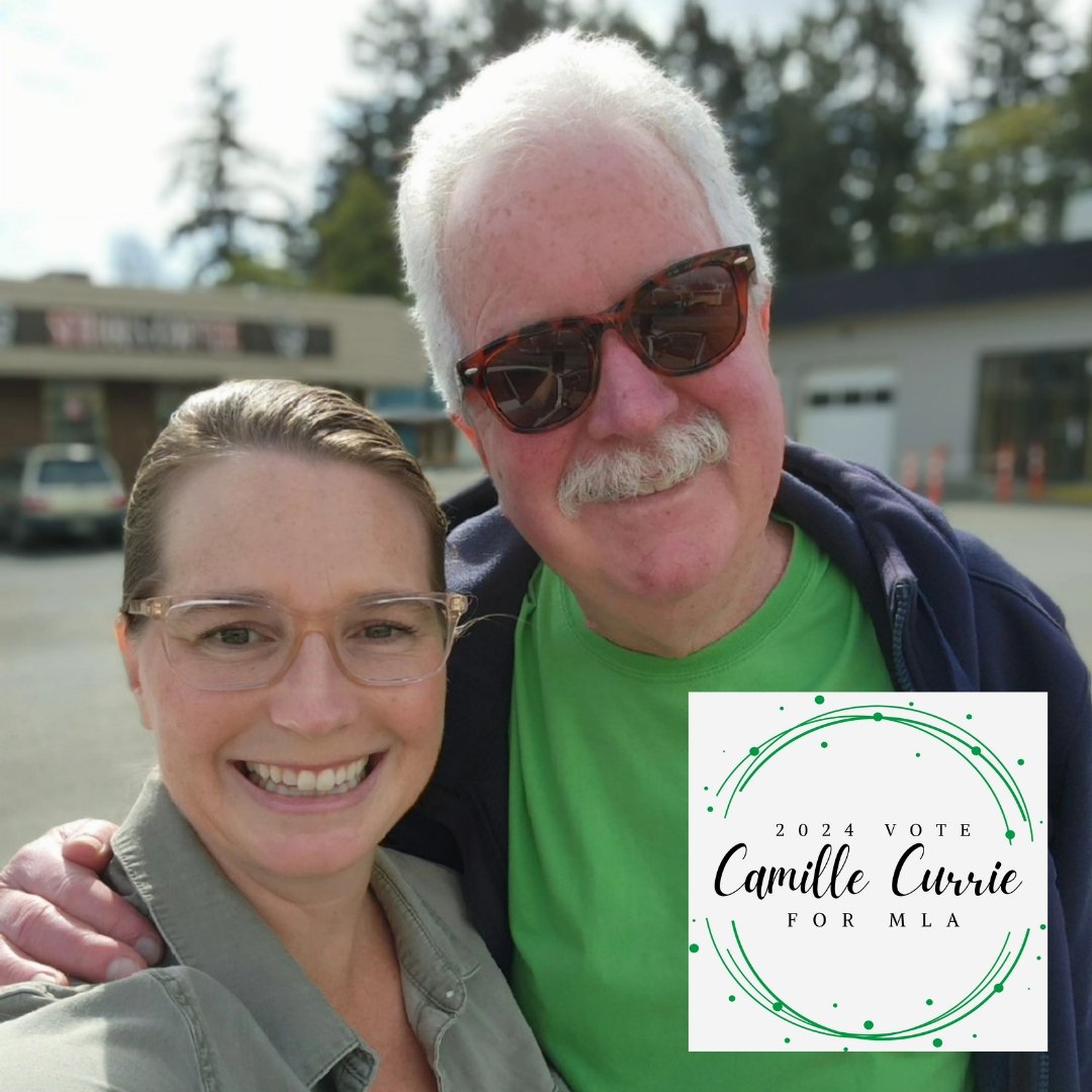 TeamCurrieESC's tweet photo. It was great to connect with Andy MacKinnon, the riding's last candidate &amp; receive his support for the 2024 election.  #VoteGreen. 

At the doors people are excited to support me as their @BCGreens candidate.

Join me for some canvassing! CLICK below
 https://t.co/BmQiycay7Z https://t.co/XiZejW5LD9