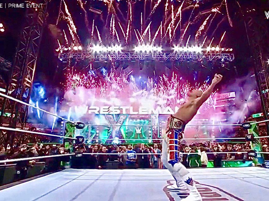 What a tremendous shot of Cody Rhodes celebrating his title win 💯