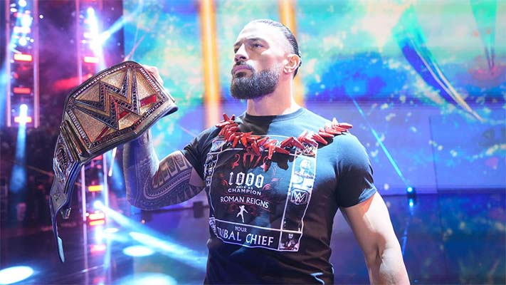 END OF AN ERA.

THANK YOU OUR TRIBAL CHIEF, ROMAN REIGNS.☝️

THE GREATEST OF ALL TIME.

#WrestleMania
