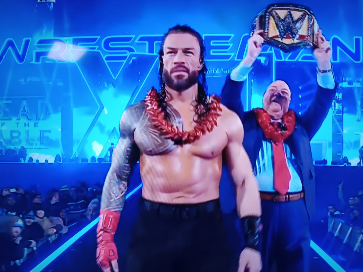 CryptoKaviYT's tweet photo. Gm people!
By far, the Best & Biggest @WWE match in the history #WrestleMania
The Era of @WWERomanReigns has come to an end. 🥹💔
Miss you Champ ❣️ #RomanForever https://t.co/BOW7gziDQR