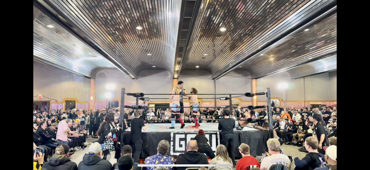 Effy said it best… Wrestlemania Week on the Indy’s is to spotlight those that worked their asses off all year & earned that spotlight. With that said, the boys had their first Wrestlemania Week booking this morning in the #JJSB8 Clusterf*ck Forever. (1/2)