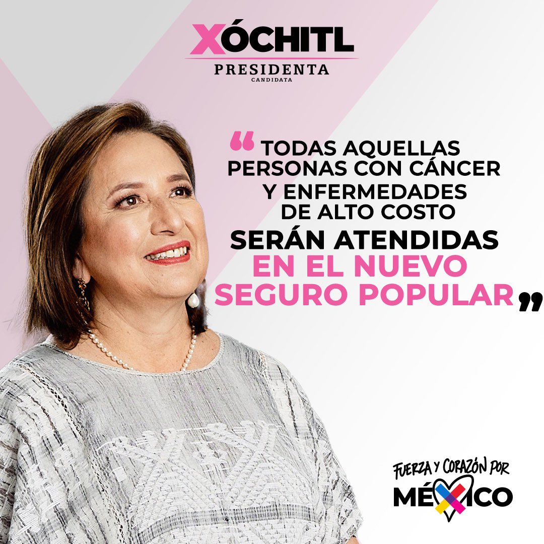 Una de las cosas más inhumanas de este gobierno, es haber dejado morir niños y mujeres con cáncer. En mi gobierno, todas aquellas personas con esta enfermedad y enfermedades de alto costo, serán atendidas en el nuevo Seguro Popular. #DebateX #DebateINE #XóchitlPresidenta