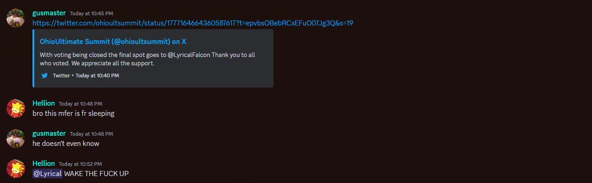 NWOHContext's tweet photo. Bro doesn't even know he's got in yet💀 https://t.co/vh7OLAl9h7