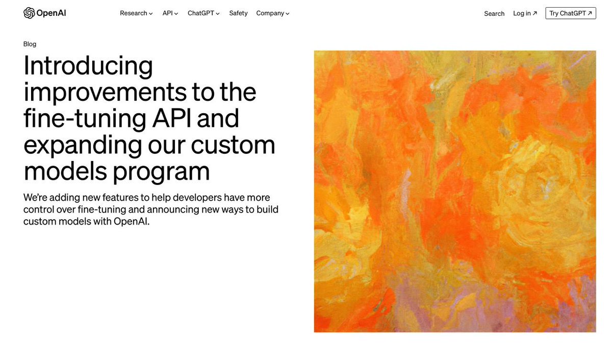 Check out the latest blog from OpenAI discussing updates to the GPT model API, introducing new features that enhance its capabilities and streamline AI agent creation. #OpenAI #GPTmodel #AIagents #APIupdate