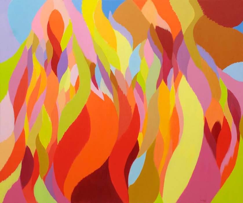 WomensArtForAll's tweet photo. Samia #Halaby (@samiahalaby) •Women• #WomensArt #ArtByWomen #WomenArtists https://t.co/SYXEr2pxtS