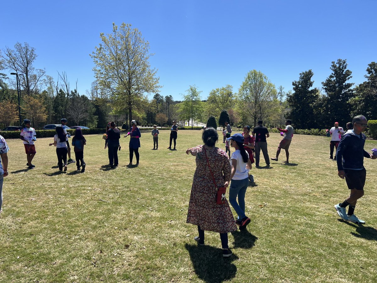 Snapshots from Amberly Community Holi celebrations! Holi is the festival of colors in India marking the onset of spring! Spotted a few hawk families too! After all life has a ton of colors to offer! @HortonsCreekES