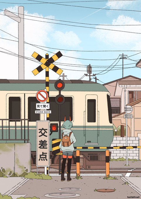 「道路標識 電柱」のTwitter画像/イラスト(新着)