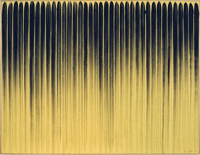 thelongmuseum's tweet photo. 从线780271

李禹焕1936年出生于韩国。曾于首尔大学美术学院学习。1956年移居日本，1961年毕业于东京日本大学哲学系。日本物派艺术最著名的实践者之一，也是韩国单色画派的代表艺术家之一。目前在日本、法国生活和工作。 https://t.co/fb6zZqiTBx