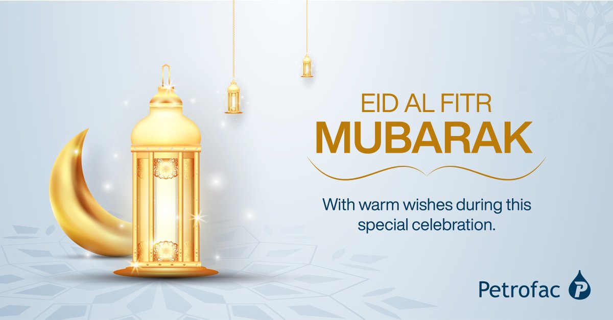 Wishing you and your families a blessed and happy Eid Al Fitr.