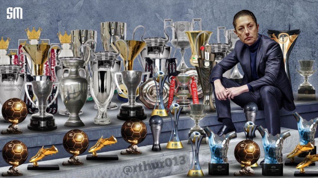 rthur013's tweet image. — Claudia Sheinbaum nos puedes responder por lo menos una solo pregunta

— Ya vieron todos mis premios
#DebateINE