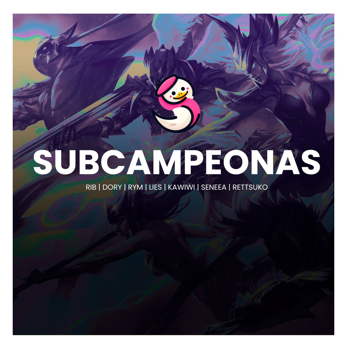 Le damos el reconocimiento tambien a las chicas de KS que nos dieron meses de impacto, que no bajaron la cabeza nunca ¡Queremos seguirlas teniendo con nosotros! 
Felicidades por este segundo lugar. ¿Se viene revancha pronto?