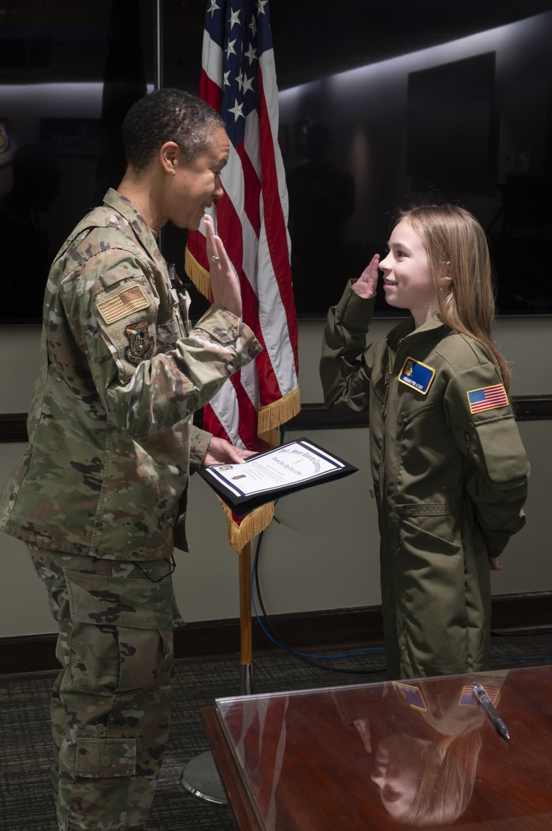 After undergoing a successful open #heart surgery, Felicity is showing everyone what true strength looks like. Last week, the 11-year-old had the experience of a lifetime when she became an honorary Airman for a Day at @DobbinsARB. Here's to dreaming big and flying high! ✈️