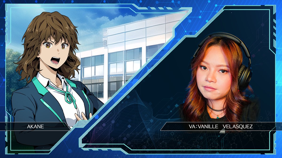 REAL Co.Ltd (@bladewindshift) on Twitter photo AKANE met Tokimune when they were freshmen in high school. In general, she is violent, yet dumb, at the same time.
so,now,we introduce her powerful VA.
VA: VANILLE VELASQUEZ
<a href="/vanillevela/">Vanille Velasquez | Vi @ENVYverse</a>
she is the winner of voice casting.
Guys,Don’t take your eyes off her. AKANE met Tokimune when they were freshmen in high school. In general, she is violent, yet dumb, at the same time.
so,now,we introduce her powerful VA.
VA: VANILLE VELASQUEZ
<a href="/vanillevela/">Vanille Velasquez | Vi @ENVYverse</a>
she is the winner of voice casting.
Guys,Don’t take your eyes off her.
