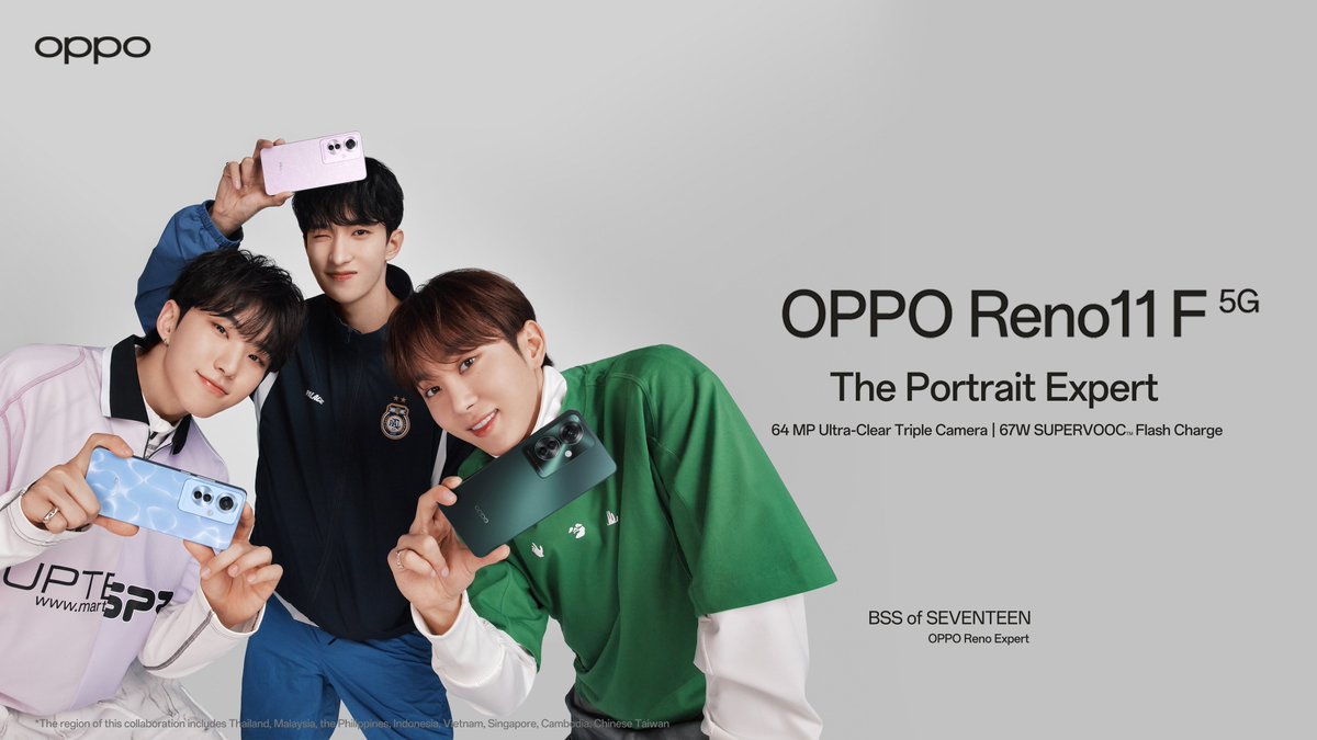 Gather around with friends, just like BSS, and snap unforgettable memories with #OPPOReno11F5G

#LikeEverySnap #OPPOxBSSofSEVENTEEN