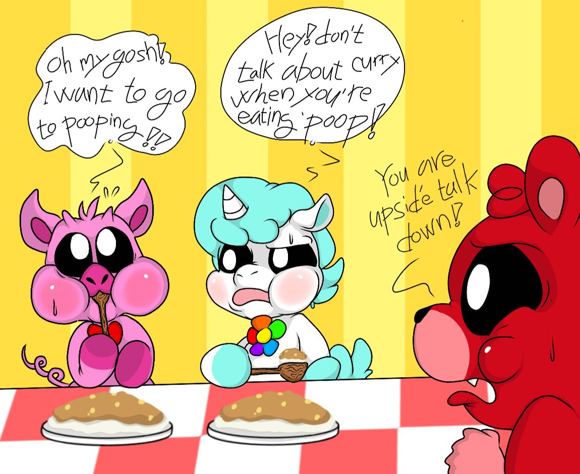 💩Poop flavored Curry💩 #PoppyPlaytimeChapter3 #SmilingCritters