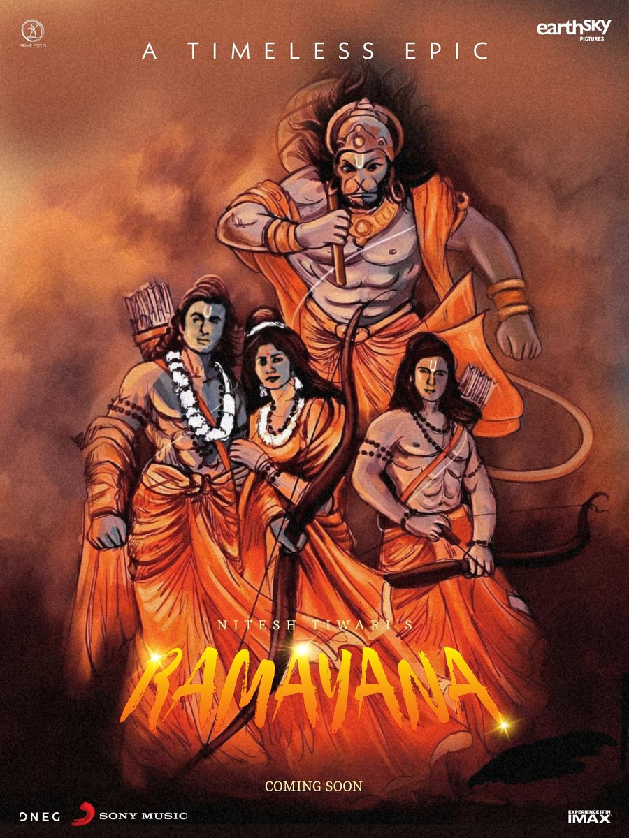 Nitesh Tiwari's RAMAYANA
Ranbir Kapoor - Rama
Sai Pallavi - Sita
Ravi Dubey - Lakshmana

Hope so you liked it... 🤟
@_ravidubey

#Ramayana #ravidubey #thefilmybee