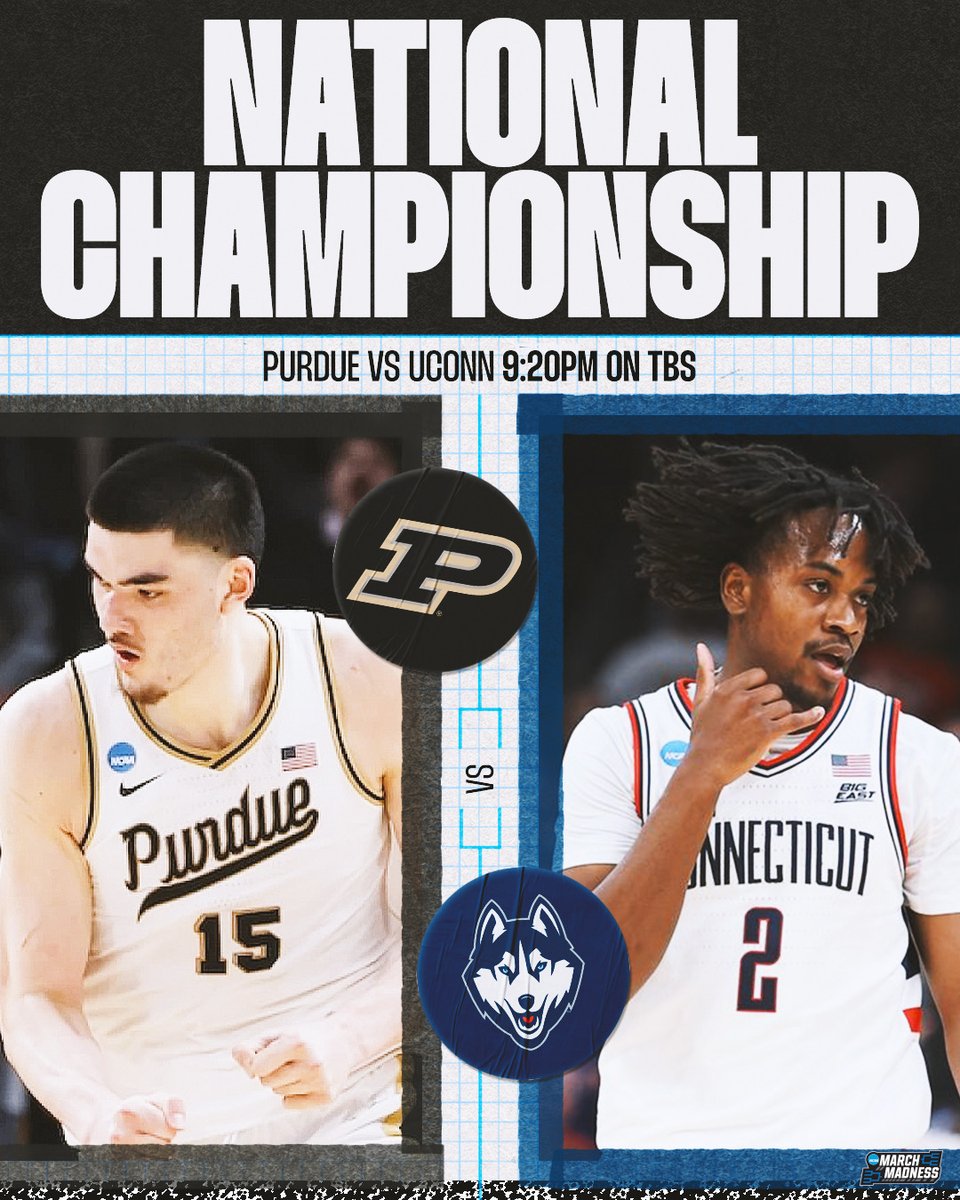 IT'S NATIONAL CHAMPIONSHIP GAME DAY 🏆 #MarchMadness 

📍 Phoenix, AZ
⏰ 9:20pm ET
📺 TBS