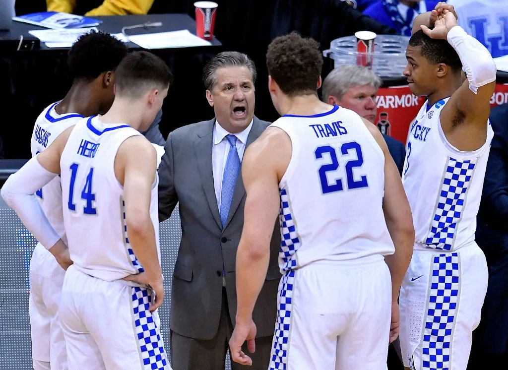 John Calipari at Kentucky: (2009-2024) - 2012 National Title💍 - 4 Final Fours - Five 30+ win seasons - Two 38-win seasons (most ever) - 38-0 start in 2014-15 - 12 total SEC titles - Founder of the One and Done era - Most NBA players produced by far What an era.🐐