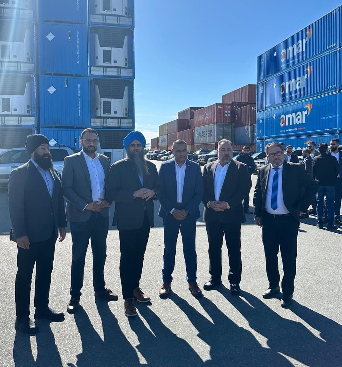 Today during a visit to the GTA with our leader @PierrePoilievre, we got to hear the inspiring story of Amar Deol, who went from being a 17-year-old truck driver, to having one of the fastest growing companies, Amar Group, in Canada.