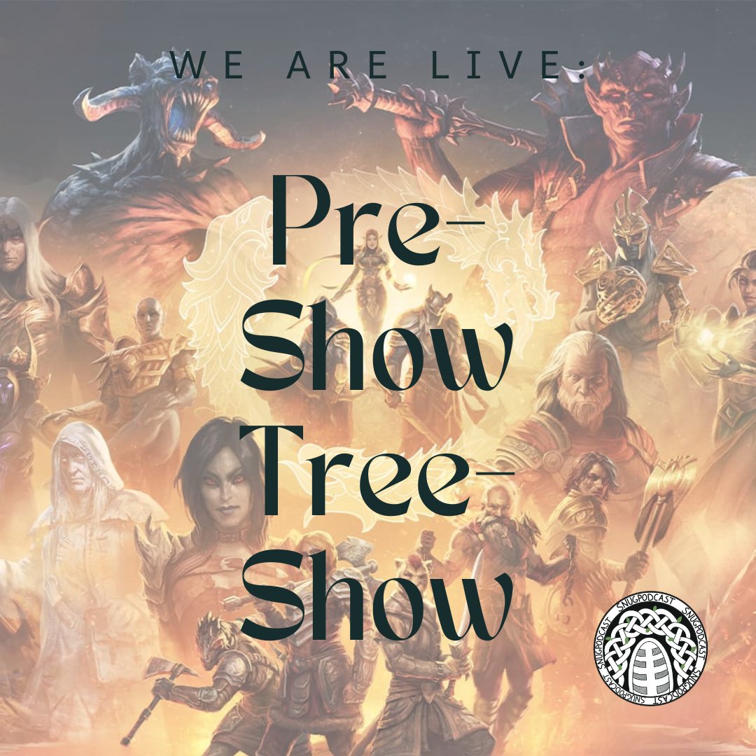 Pre-show Tree-show is live! We have a special guest from Amsterdam this week- AbnurTheBard! Come join us #ESOFam ! #ESO10 #ElderScrollsOnline