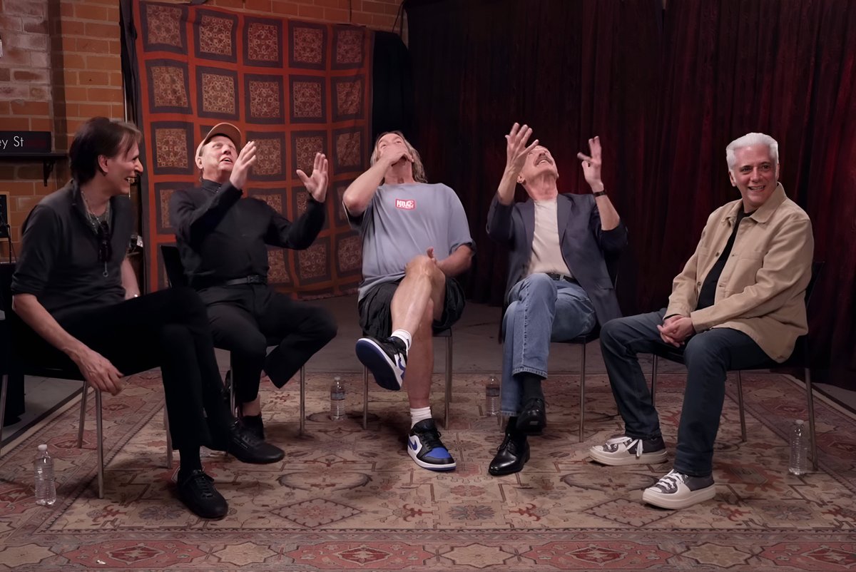 Who watched Rick Beato's interview with Steve Vai, Danny Carey, Tony Levin and myself as we discussed the upcoming BEAT tour in the fall? If you missed it catch the full interview here: youtu.be/AbQM09t5E2c #beat #beato #kingcrimson