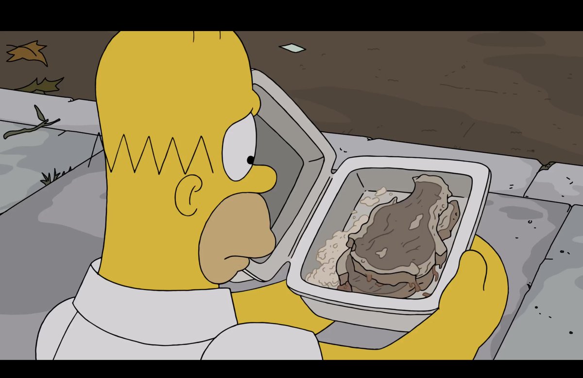 Hot @TheSimpsons take: all delivery food is bad