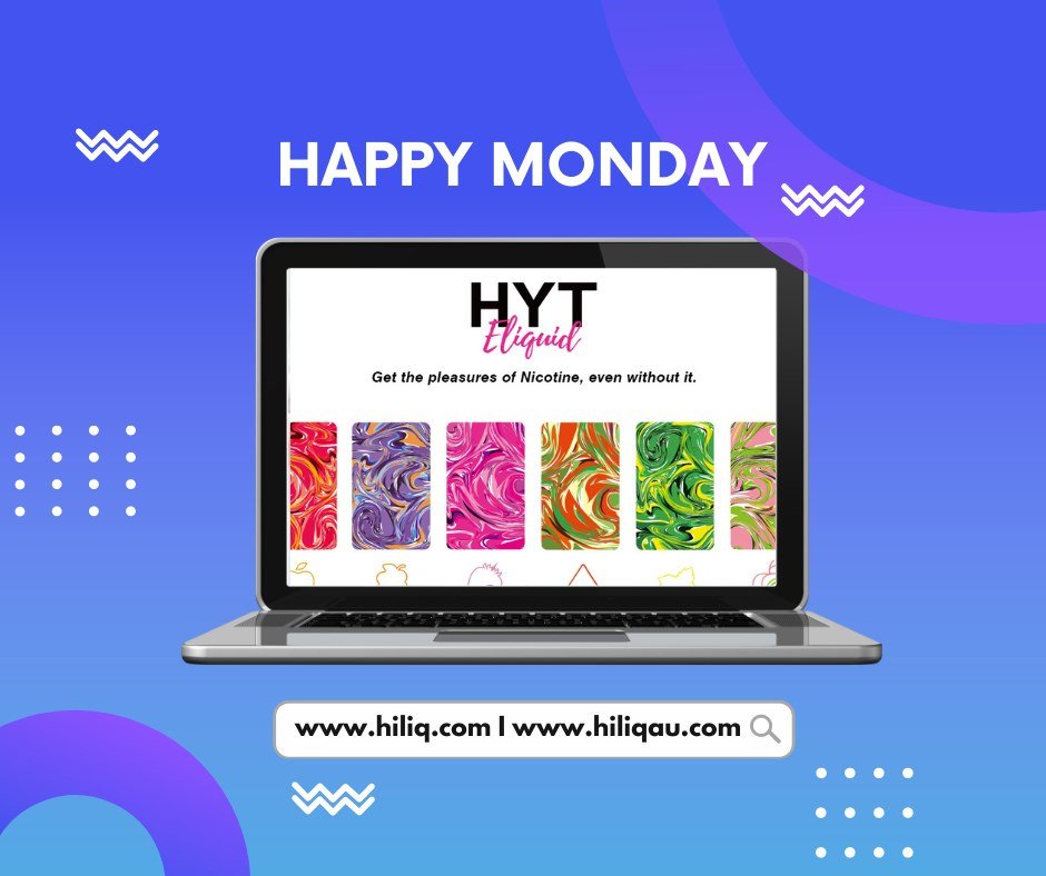 It's a brand new week! Make it count! 
Try HYT e-liquids today! 

"Get the pleasure of Nicotine, even without it"

Only at hiliqau.com I hiliq.com 

#HILIQ #HYTnicotine #Vapinngcommunity