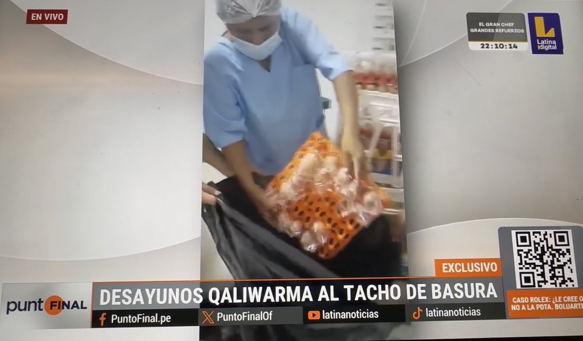 Sinceramente resulta indignante ver el cómo se desechan miles de kg de huevos que iban a ser destinados a los niños beneficiarios del Programa Nacional de Alimentación Escolar Qali Warma, sobretodo en un país como el nuestro, en donde la anemia ha incrementado a 43.1%, y en una…