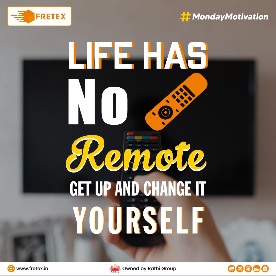 Don’t wait for any opportunities to make any change in your life, step up, make your own decision, and write your destiny. 
. 
. 
. 
#mondaymotivation #seizethemoment #createyourfuture #changestartswithyou #motivationalquotes #logistics #fretexlogistics #rathigroup #vocalforlocal