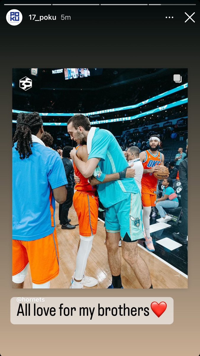 Rylan_Stiles's tweet photo. Aleksej Pokusevski on Instagram following his first matchup against the Thunder: https://t.co/snnaOv2mVE