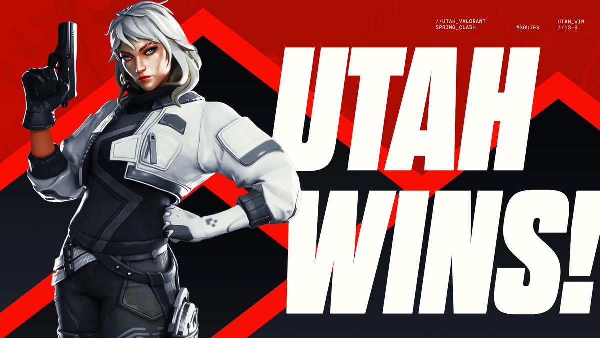 UUtah_Esports's tweet image. #UtahValorant WINS THE VALORANT SPRING CLASH 13-9 ON BIND AGAINST @WeberEsports! Thank you to everyone who played and showed up and made this event possible!