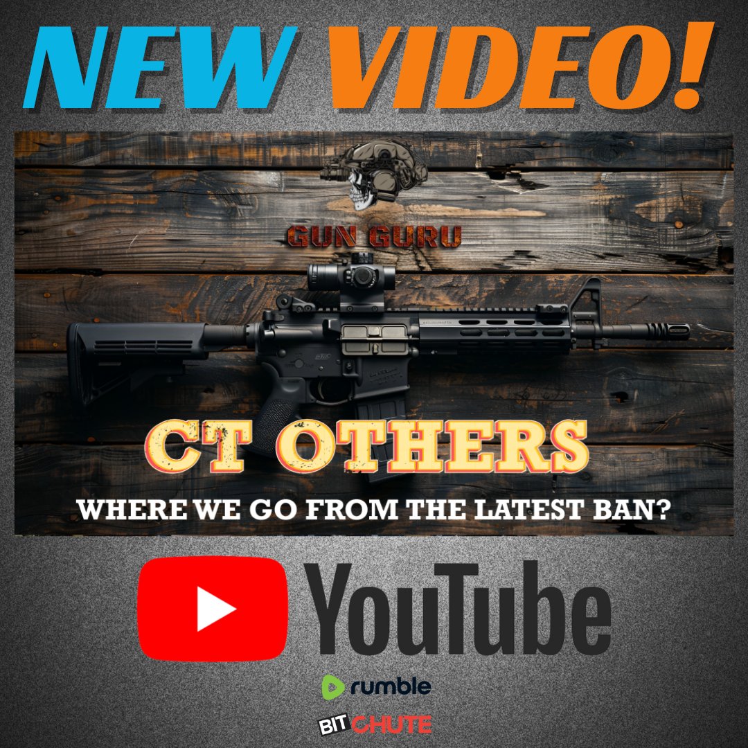 NEW VIDEO

youtu.be/r9RHxjCWqdk

ALSO, @FreeBallistics & @CTNightVision Have a class coming up... Link in the video description on YouTube.
#newvideo #ctOther #CCDL #training #SLFU #ATF #guntuber #gunsafety #gunsdaily #gunsofinstagram #shooting #pewpewlife #pewpew