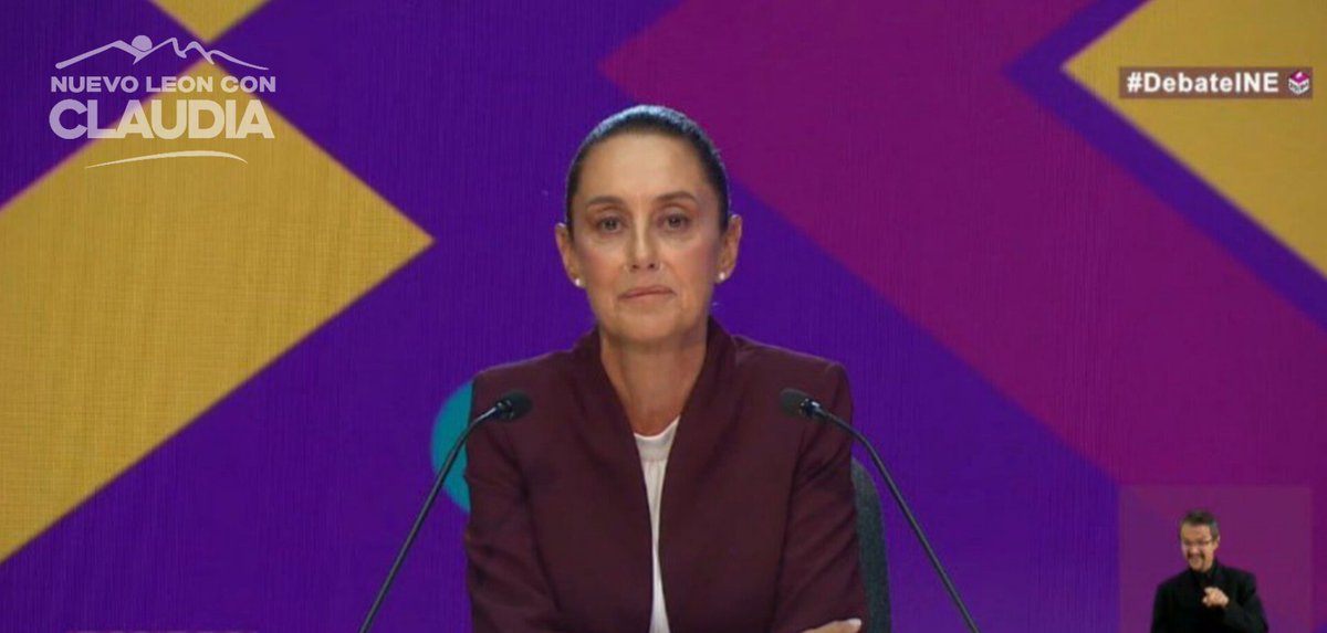 Nuevo León con Claudia tweet media