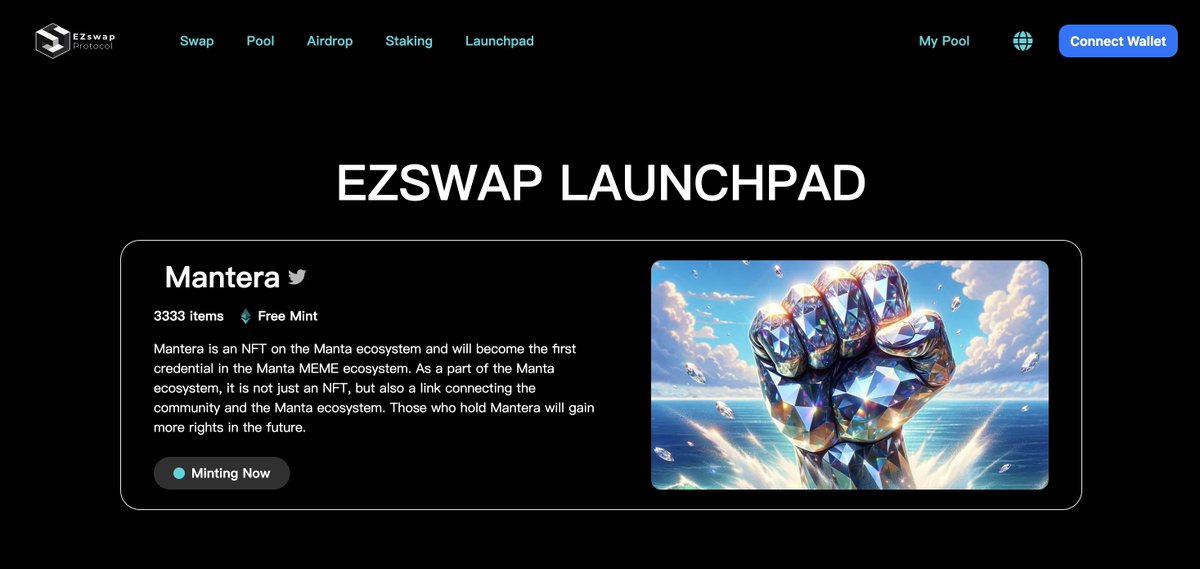 EZswapProtocol's tweet photo. Launchpad is live NOW !
https://t.co/vOHixVLZkE
1st mint will open hours later🫶
#EZswapProtocol $EZSWAP https://t.co/bA1GSKW4Vd