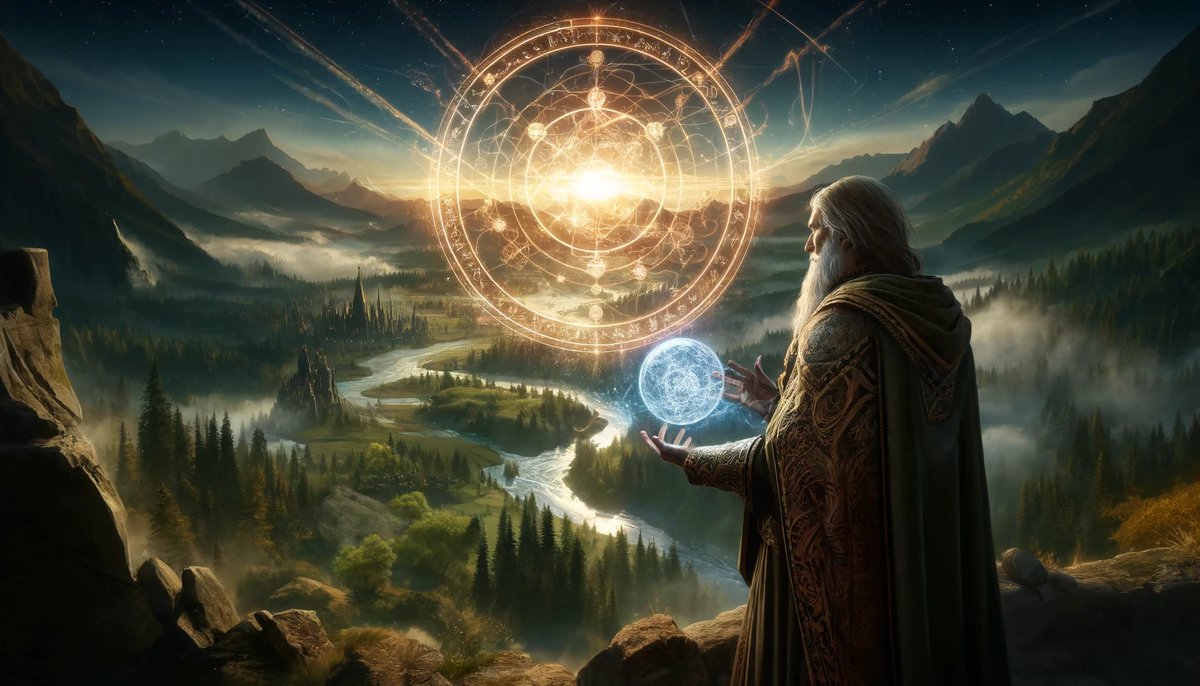 ericmourant's tweet image. #JAPER I use the orb to protect Eleria
#DEEPGAME Embracing the power of the Orb of Lorien, you focus on your noble intention to protect Eleria. The orb, now resonating with your will, begins to glow even more brightly, its light suffusing your being, connecting you to the land…