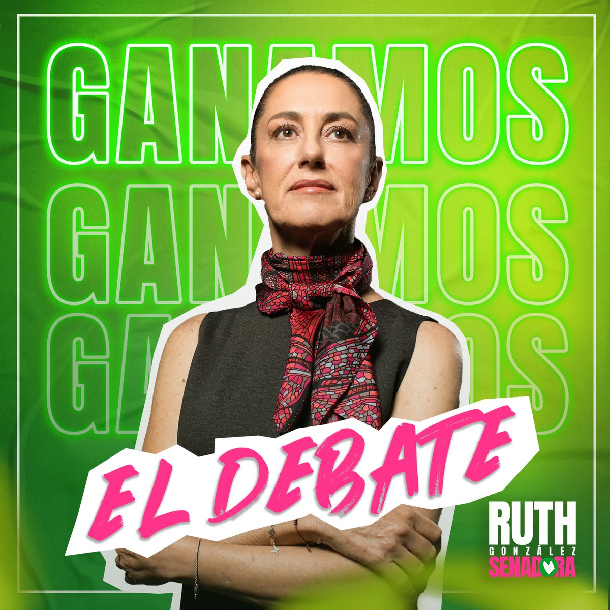 Con propuestas concretas y contrastando lo que el viejo régimen no hizo por México, es decir, la herencia maldita del PRIAN, @Claudiashein ganó el primer debate presidencial y aumenta su ventaja de cara a las elecciones del 2 de junio #Apoyototal #YoConClaudia #RGS #DebateINE