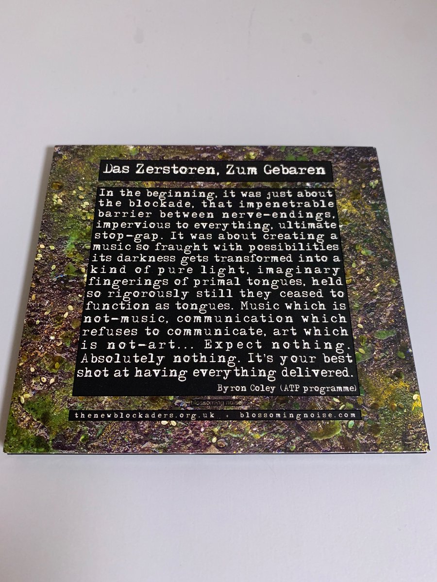HedorahTribe's tweet photo. The New Blockaders - Das Zerstoren, Zum Gebaren
Blossoming Noise - BN028CD
#TheNewBlockaders
#Industrial #Experimental
#Noise #harshnoise #Abstract
#IndustrialNoise
#ハーシュノイズ #Electronic https://t.co/KAtKg7d3IG